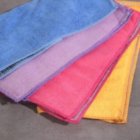 Салфетка для уборки Доляна, для сложных загрязнений, микрофибра, металлический абразив, 30&times;30 см, цвет МИКС