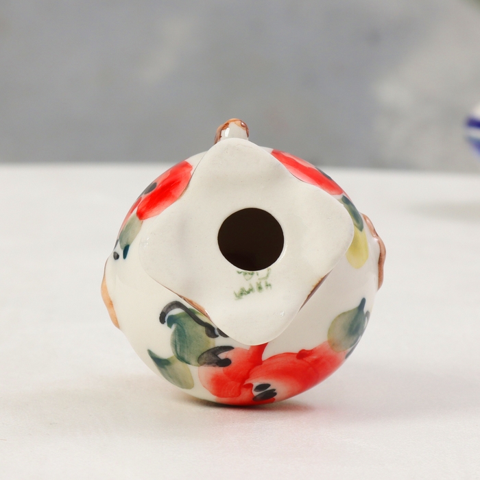 Сувенир &laquo;Самовар малый&raquo;, 8.5 х 4 см, гжель, цвет