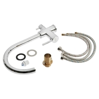 Смеситель для кухни ZEIN ZC-011, с выходом для питьевой воды, латунь, хром Смеситель для кухни ZEIN ZC-011, с выходом для питьевой воды, латунь, хром