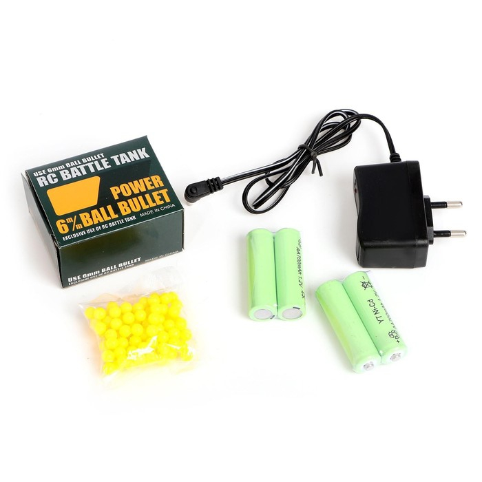 Танк радиоуправляемый «Победитель», стреляет BB пулями, работает от аккумулятора, цвет серый Танк радиоуправляемый «Победитель», стреляет BB пулями, работает от аккумулятора, цвет серый