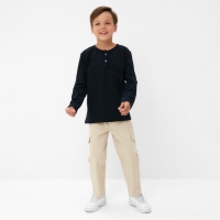 Лонгслив детский KAFTAN, р. 34 (122-128 см), тёмно-синий