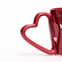 Кружка керамическая Дорого внимание «Я тебя люблю», 280 мл, красная Кружка керамическая Дорого внимание «Я тебя люблю», 280 мл, красная