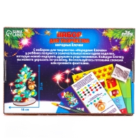 Роспись по дереву на новый год. Игровой набор для детей &laquo;Нарядные елочки&raquo;, новогодний набор для творчества