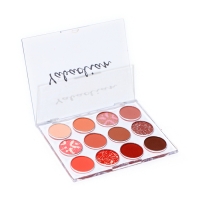 Палетка теней для век с шиммером 12 цветов Палетка теней для век с шиммером 12 цветов