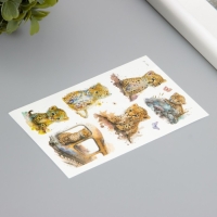 Татуировка на тело фосфорные с блёстками "Леопард" 7,5х12 см Татуировка на тело фосфорные с блёстками "Леопард" 7,5х12 см