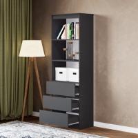 Стеллаж Мадера, 604х370х1800, Графит