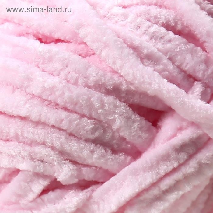 Пряжа Пряжа "Velluto" 100% микрополиэстер 68м/100гр (31 детский розовый)