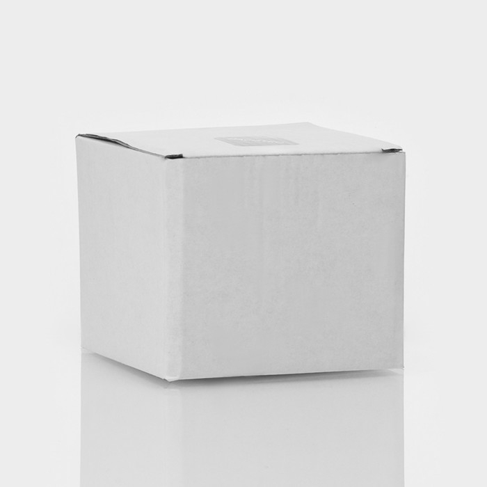 Кружка стеклянная с крышкой и ложкой Magistro &laquo;Диамант&raquo;, 450 мл, цвет перламутровый