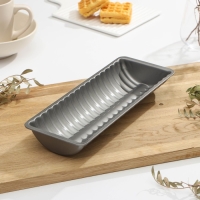 Форма для выпечки «Жаклин. Рулет», 31×12×4 см, антипригарное покрытие, цвет чёрный Форма для выпечки «Жаклин. Рулет», 31×12×4 см, антипригарное покрытие, цвет чёрный