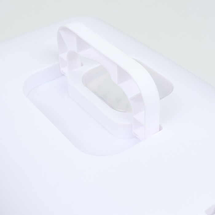 Туалет-домик 35 х 50 х 35 см, бело-чёрный