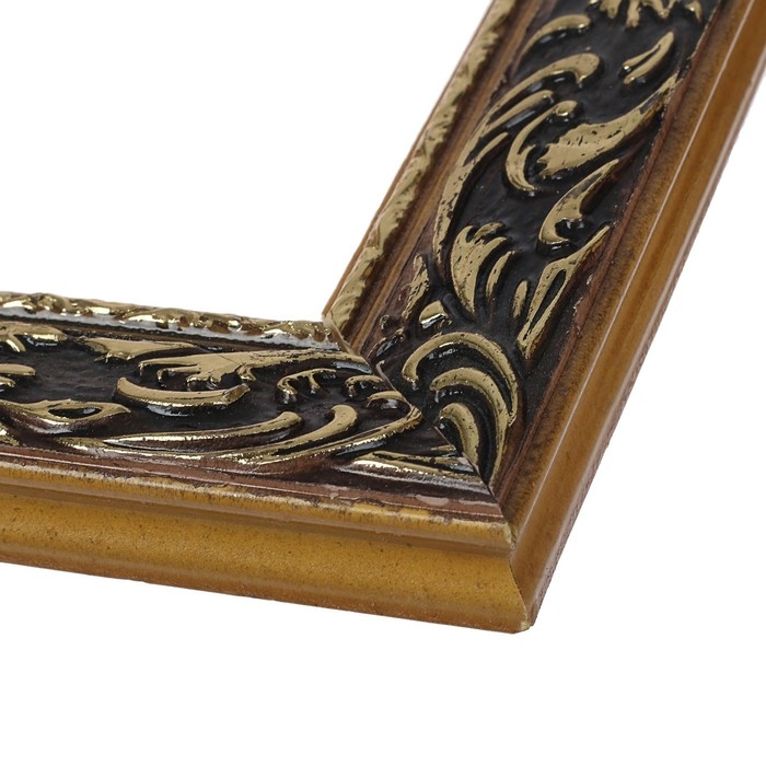 Рама для картин (зеркал) 50 х 50 х 4 см, дерево Рама для картин (зеркал) 50 х 50 х 4 см, дерево "Версаль", золотая