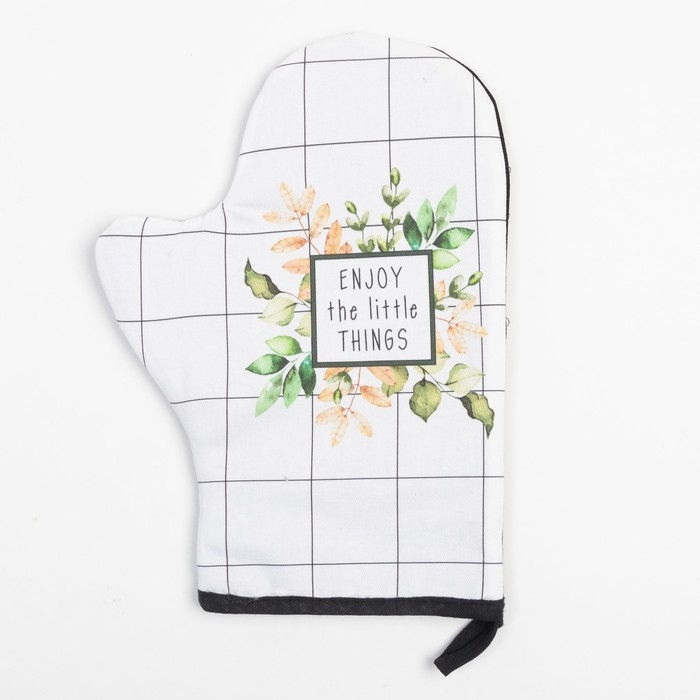 Набор Кухонный &laquo;Flora&raquo;, варежка-прихватка 20х28см, прихватка 19х19см, 100% хл