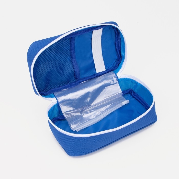 Косметичка - аптечка на молнии, цвет синий Косметичка - аптечка на молнии, цвет синий