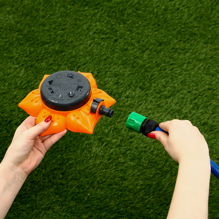 Распылитель многофункциональный, 8 режимов, под коннектор, пластик, &laquo;Цветок&raquo;, Greengo