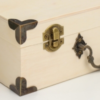 Шкатулка дерево под роспись "Сундук" 24х15х8 см Шкатулка дерево под роспись "Сундук" 24х15х8 см