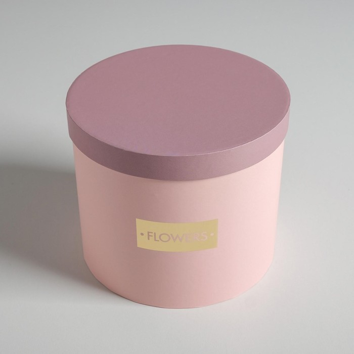 Набор шляпных коробок для цветов 4 в 1, упаковка подарочная, &laquo;Нежные тона&raquo;, 14 х 13 см - 20 х 17,5 см