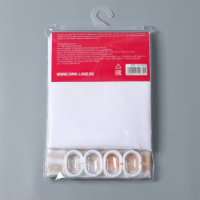 Штора для ванны Доляна &laquo;Орхидея над водой&raquo;, 180&times;180 см