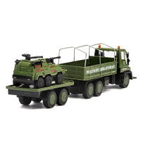 Грузовик инерционный «Военный спецназ», с солдатами и техникой Грузовик инерционный «Военный спецназ», с солдатами и техникой