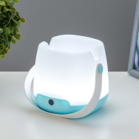 Настольная лампа сенсорная "Ланди" LED 4Вт от батареек МИКС 10,5х10,5х11 см RISALUX Настольная лампа сенсорная "Ланди" LED 4Вт от батареек МИКС 10,5х10,5х11 см RISALUX