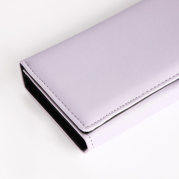 Кошелёк женский на магните, цвет сиреневый Кошелёк женский на магните, цвет сиреневый