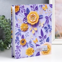 Фотоальбом на 200 фото 10х15 см "Цветочное творчество" в коробке МИКС 25,7х21х5 см