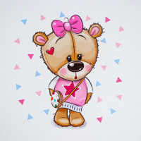 Набор стол+стулья, серия &laquo;Мишутки&raquo;