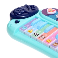 Пианино «Весёлые зверята», звук, цвет голубой Пианино «Весёлые зверята», звук, цвет голубой