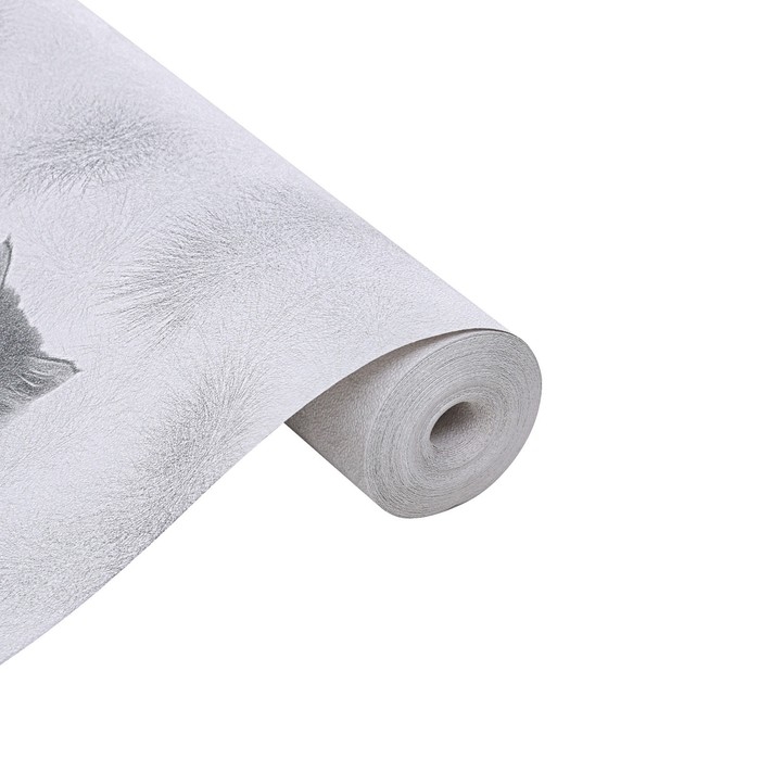 Бумажные обои Котята 255-01, 0,53х10,05м, серый