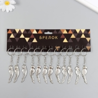 Брелок металл "Попугай" серебро 1,6х5,5 см Брелок металл "Попугай" серебро 1,6х5,5 см