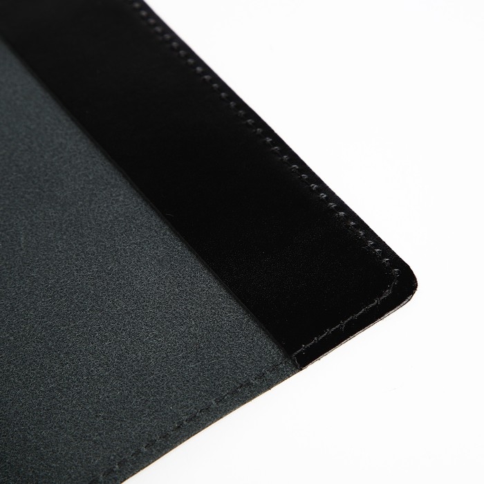 Обложка для паспорта, цвет чёрный