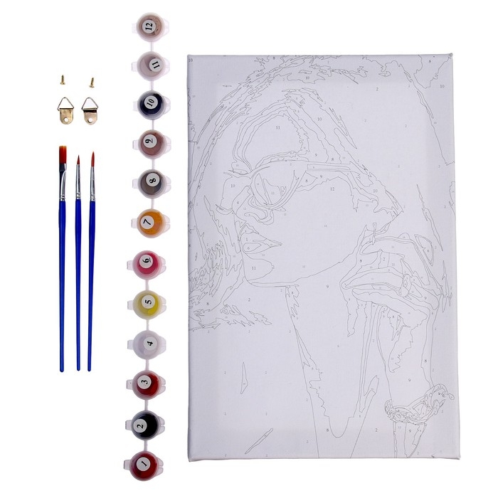 Картина по номерам на холсте с подрамником &laquo;Стиль&raquo;, 20х30 см