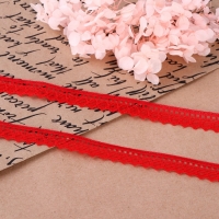 Кружево капроновое, 12 мм × 10 ± 1 м, цвет красный Кружево капроновое, 12 мм × 10 ± 1 м, цвет красный