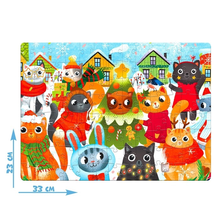 Пазл &laquo;Новогоднее чудо&raquo;, большая подарочная коробка, 104 элемента