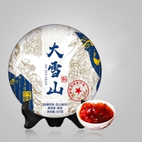 Китайский выдержанный черный чай "Шу Пуэр. Горы Дасюэшань", 357 г, 2021 г, Юньнань, блин