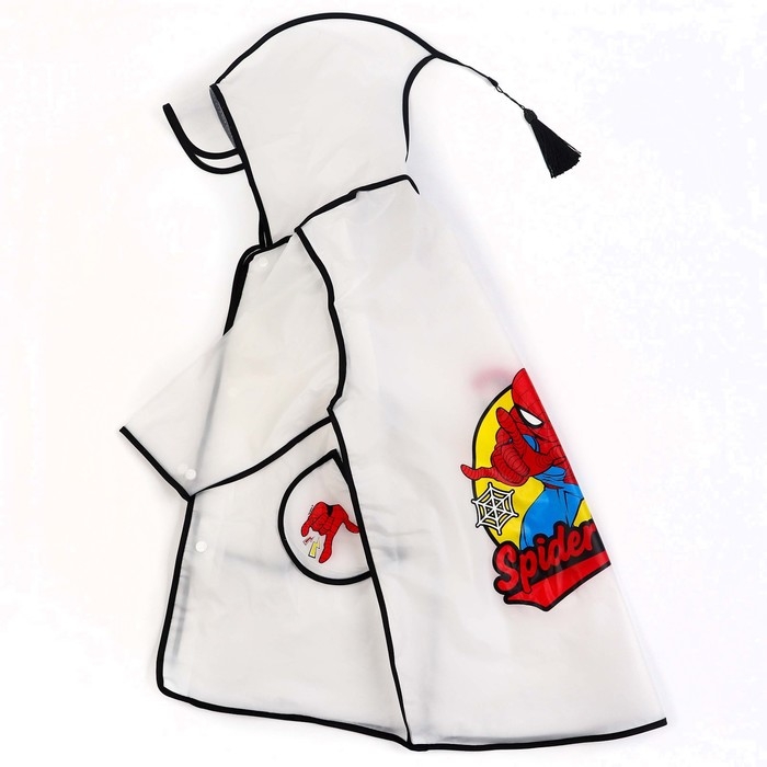 Дождевик детский, размер M, 100-110 см, Человек-паук Дождевик детский, размер M, 100-110 см, Человек-паук