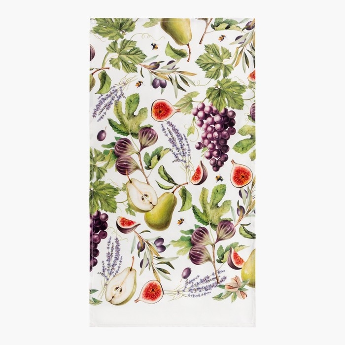 Кухонный набор Этель &laquo;Фруктовый сад&raquo;, полотенце 40х73 см, прихватка 19х19 см, фартук 60х65 см