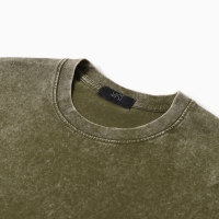 Футболка мужская MIST из вареного хлопка, цв. зеленый, р-р XL