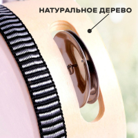 Бубен «Классика» 6 тарелок, 10×10×4,5 см Бубен «Классика» 6 тарелок, 10×10×4,5 см