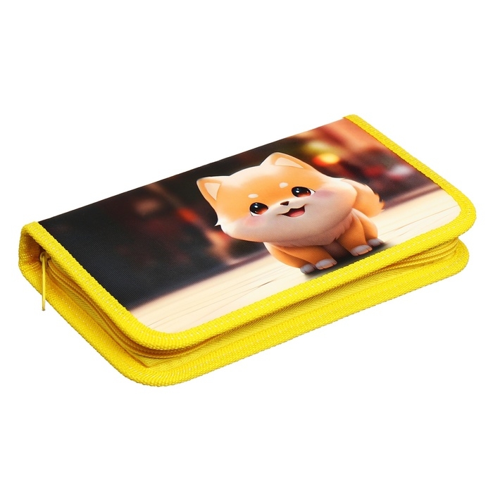 Пенал 1 секция 115 х 205 х 30 мм, Calligrata Пенал 1 секция 115 х 205 х 30 мм, Calligrata "Сиба", ламинированный картон