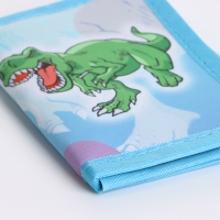 Кошелёк детский на липучке &laquo;Выбражулька&raquo;, цвет голубой