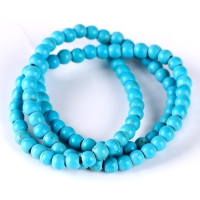 Бусины из натурального камня &laquo;Бирюза&raquo; набор 90 шт., размер 1 шт. &mdash; 4 мм