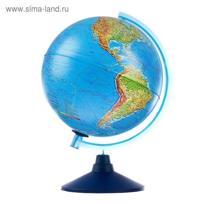 Глобус физико-политический Глобус физико-политический "Глобен", интерактивный, диаметр 250 мм, с подсветкой, с очками