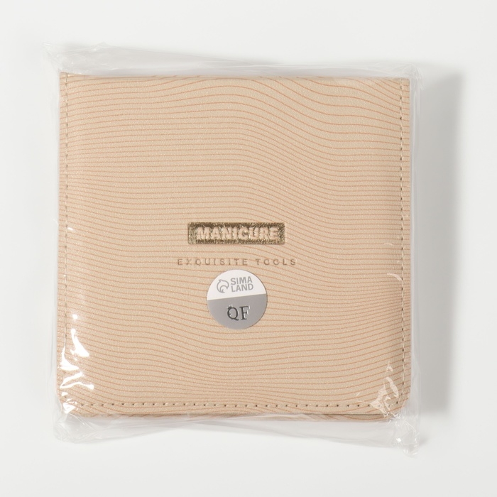 Набор маникюрный, 6 предметов, в футляре, цвет бежевый/персиковый Набор маникюрный, 6 предметов, в футляре, цвет бежевый/персиковый