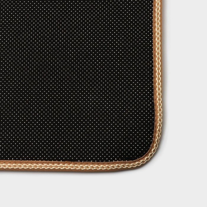 Коврики для ванной и туалета Доляна «Блик», 2 шт: 40×50 см, 50×80 см, цвет бежевый Коврики для ванной и туалета Доляна «Блик», 2 шт: 40×50 см, 50×80 см, цвет бежевый