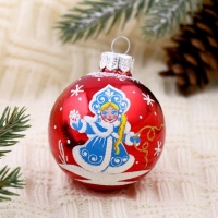 Шар "Новогодний " d-6 см, микс Шар "Новогодний " d-6 см, микс