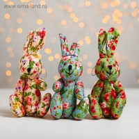 Подвеска «Зайка в цветочек», цвета МИКС Подвеска «Зайка в цветочек», цвета МИКС