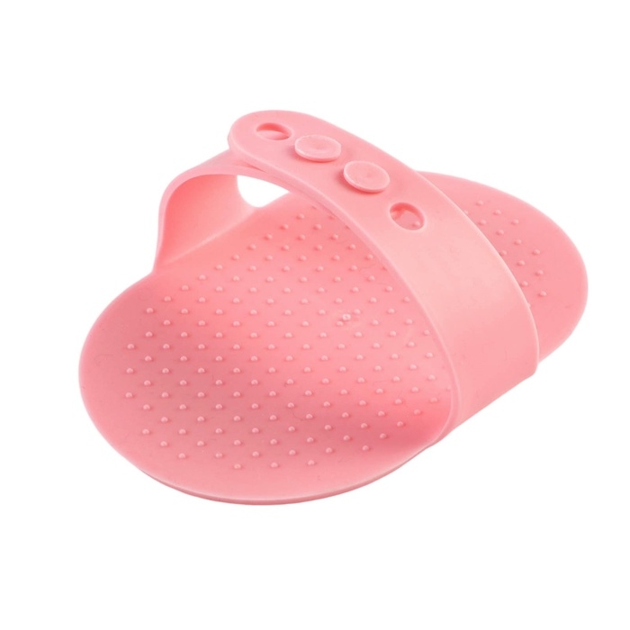 Щётка-наладонник, 12,2 х 8 см, розовая Щётка-наладонник, 12,2 х 8 см, розовая