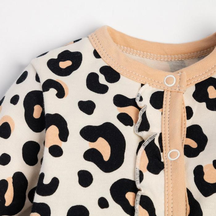 Комбинезон Крошка Я &laquo;Леопард&raquo;, рост 74-80 см