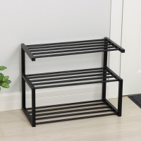 Обувница 3-х ярусная«Шестёрка», 59×31×46 см, цвет чёрный Обувница 3-х ярусная«Шестёрка», 59×31×46 см, цвет чёрный