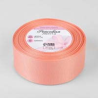 Лента репсовая, 40 мм, 23 ± 1 м, цвет розовый персик №0176 Лента репсовая, 40 мм, 23 ± 1 м, цвет розовый персик №0176